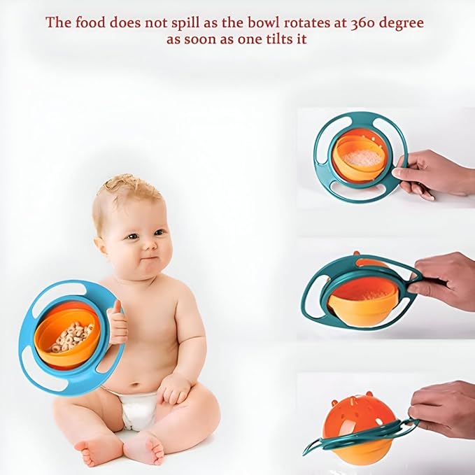 HappyFeed 360° No-Spill Baby Bowl  – Just 499/-