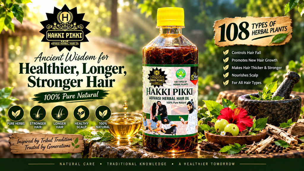 HAKKI PIKKI Adivasi Herbal Hair Oil