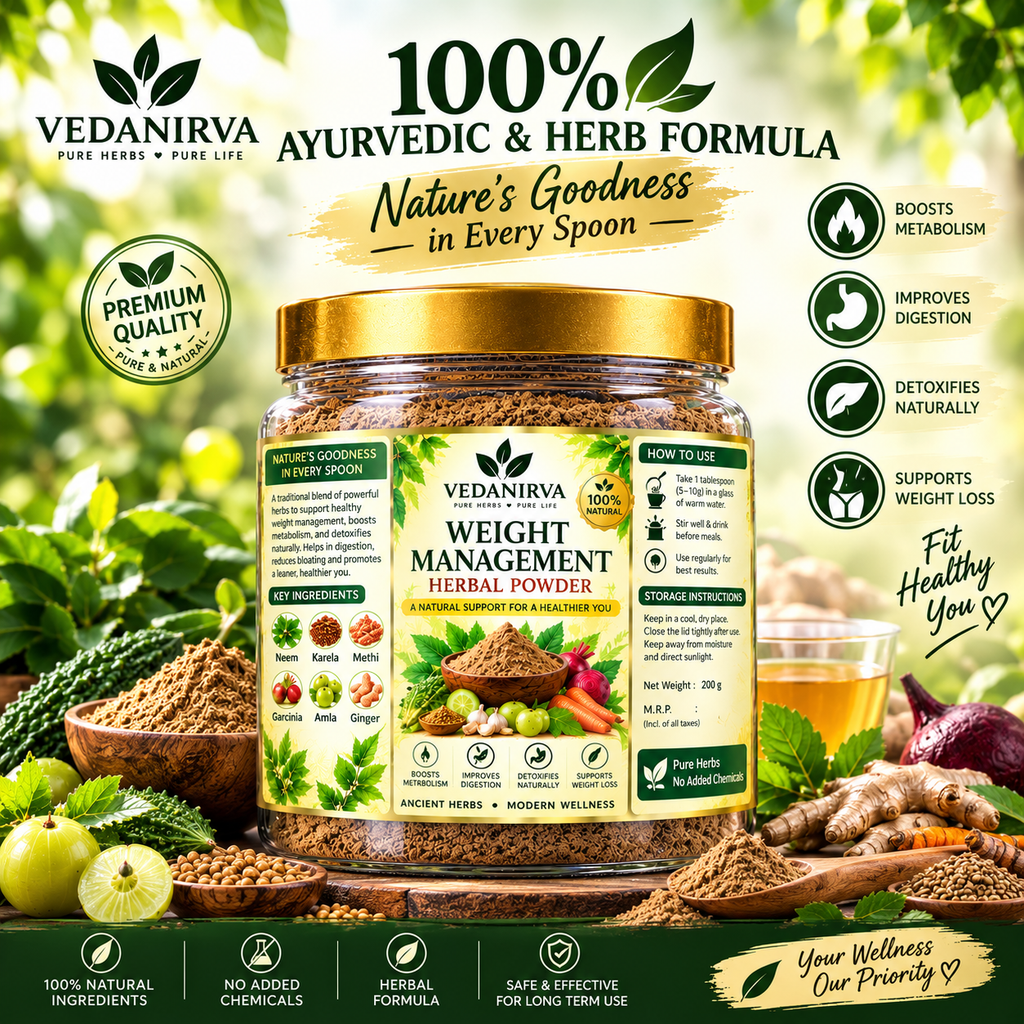 VEDANIRVA Ayurvedic Weight Management Powder